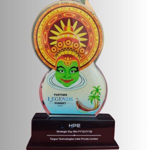 Traditional Art Printed Corporate Award Trophy